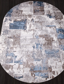 ARMINA-03857A - BLUE / BLUE - ковры 2.5х3.5 овал