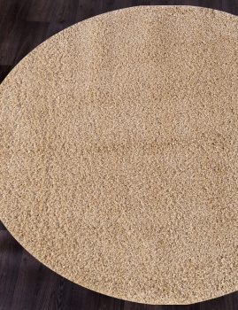 SHAGGY ULTRA-s600 BEIGE - Ковры диаметром 2 м