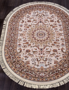 SHAHREZA-d210 - CREAM-BROWN - ковры 2.5х3.5 овал