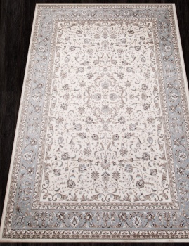 VALENCIA DELUXE-F014 - CREAM-L.BLUE - ковры  размером 3х5