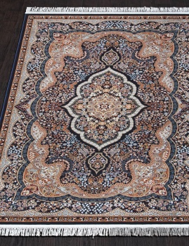 ISFAHAN-D514 - NAVY - ковры  размером 2.5х3.5