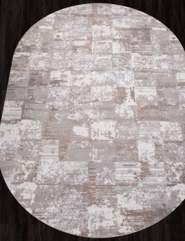 RICHI-8673 GRAY - ковры 1.6х2.3 овал