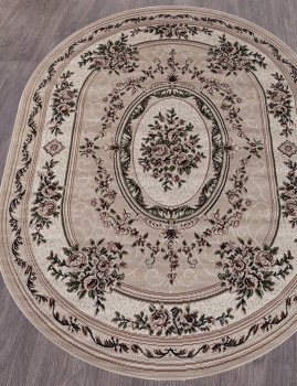 GAVANA-5444 - BEIGE - ковры 2x3 овал