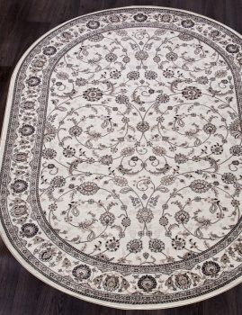 VALENCIA DELUXE-d251 - CREAM-BROWN - ковры 2x3 овал
