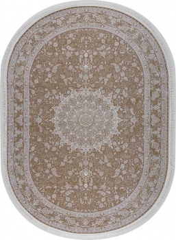 Mashad-G124 OVAL NESCAFEE - ковры 2.5х3.5 овал