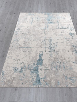 LIMAN-F169 - CREAM-D.BLUE - ковры размером 2х3