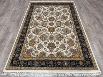 Abrishim-3832A CREAM/LACIVERT - ковры размером 2х3