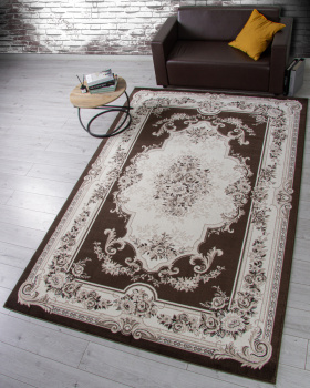 VALENCIA DELUXE-4015 - BROWN - ковры размером 1,6х3