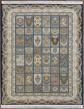 MASHAD 1500-G139 stan D.BLUE - ковры размером 1.2х1.8